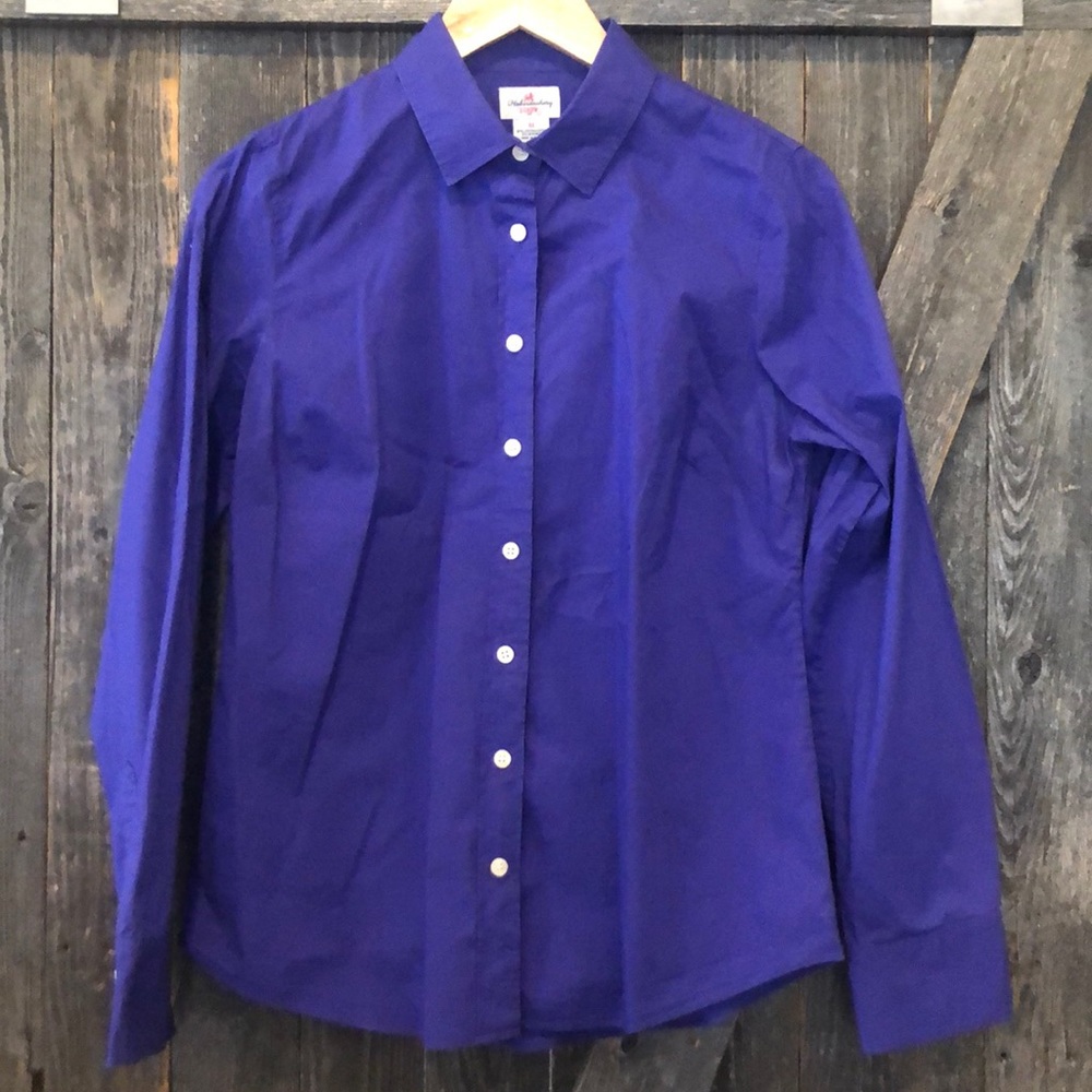 J. Crew Fitted Purple Button Down